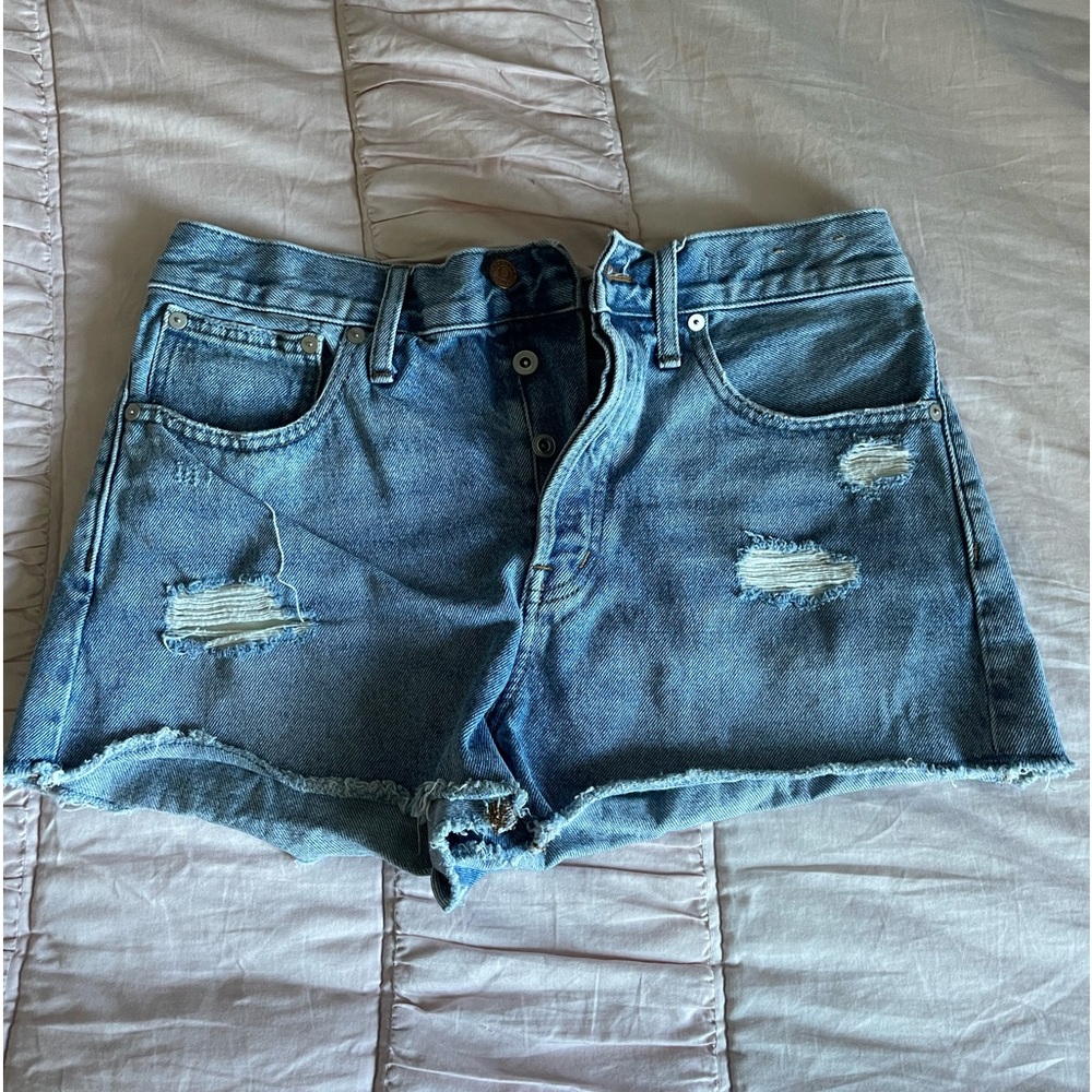 Relaxed fit Madewell denim shorts